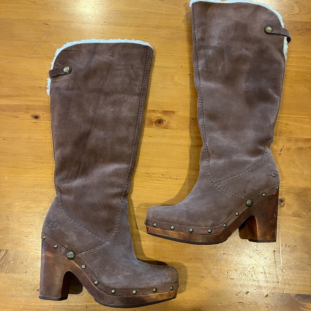 UGG Knee High Suede Boots
